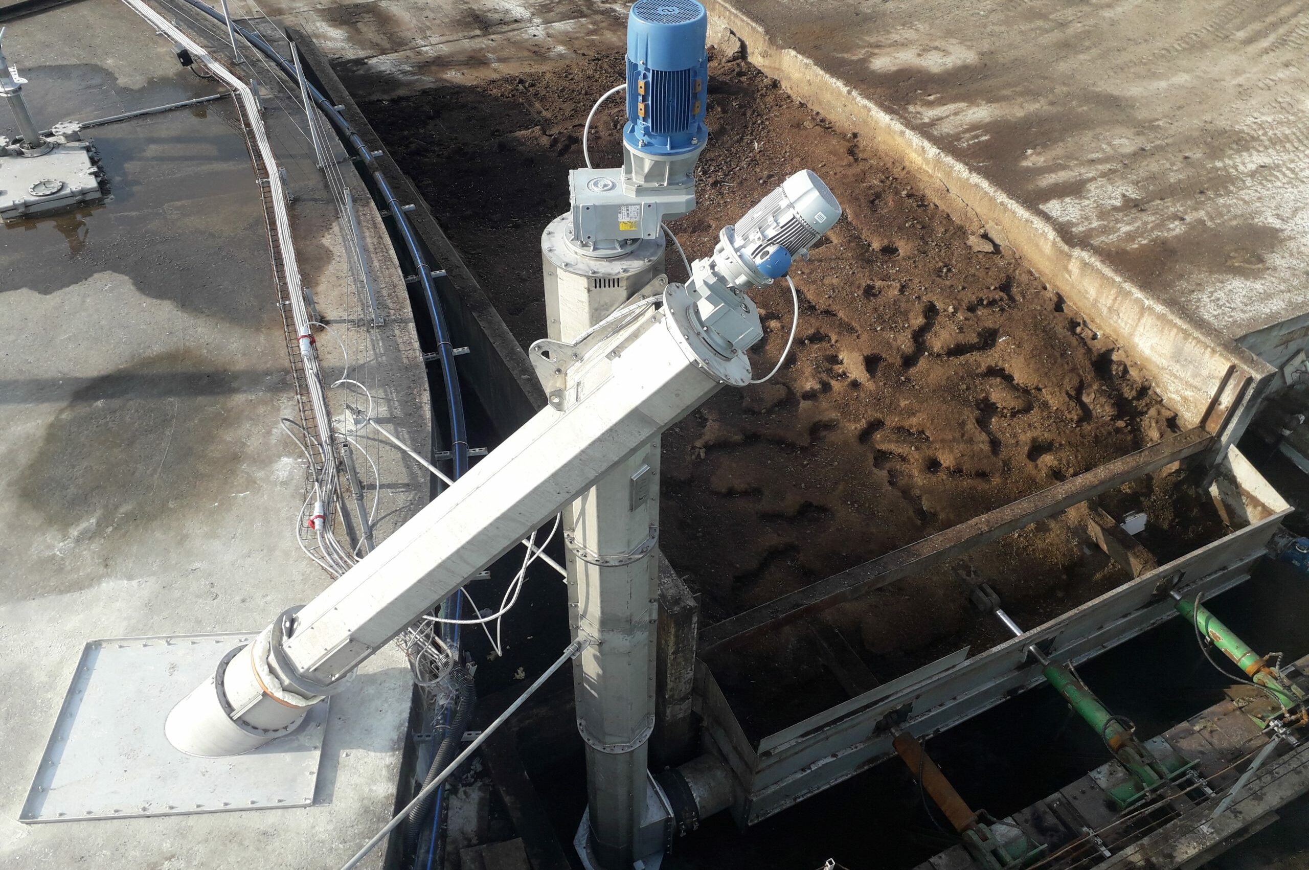 Sostituzione delle coclee di trasporto della biomassa in Piemonte